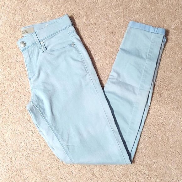 Topshop Moto Leigh Light Blue Jeans Size 26 - Picture 2 of 8